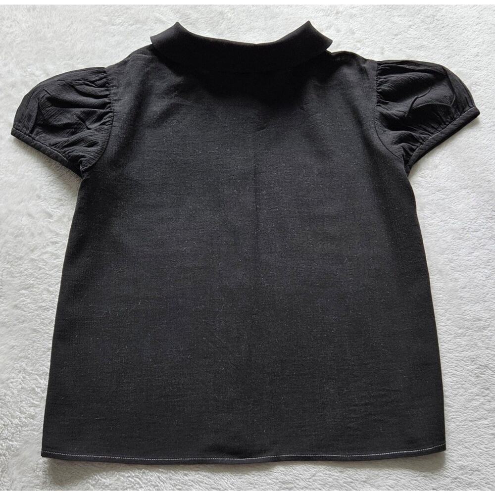 girl's BONPOINT France childrensalon embellished beaded shirt top $345 6 yrs - Picture 8 of 9